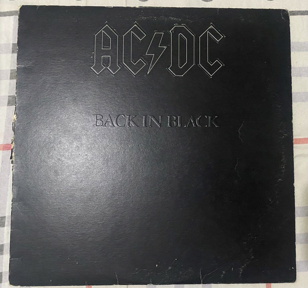ACDC Back IN Black - Vinyl LP (Category: Vinyls) located in Angeles City. Submitted by lensongsong (Listing ID 1468924212, Image 1). Description: ACDC Back In Black - Vinyl LP Vinyl: VG+ to Excellent Embossed Cover 1970 Leidsleplein Atlantic Canada CSD-16018 Back in Black was an unprecedented commercial and critical success. It has sold an estimated 50 million copies worldwide, making it the second-best-selling album in music history. On 21 Augus