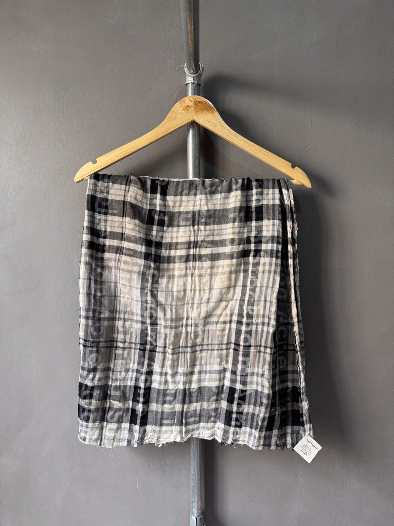 Acne studios - plaid Scarf (Category: Activewear) located in Cabuyao City. Submitted by _streetflavor (Listing ID 1468778631, Image 1). Description: Acne studios - plaid Scarf Excellent Used 200 x 70 cm -1,000 pesos Dm.