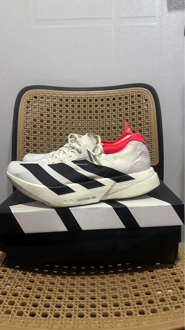 Adidas Adios Pro 4 (Category: Sneakers) located in Digos. Submitted by schlawg_y2k (Listing ID 1468791013, Image 2). Description: size 9/27 cm -Used but not abused, almost pristine condition need Ing to declutter -negotiable.