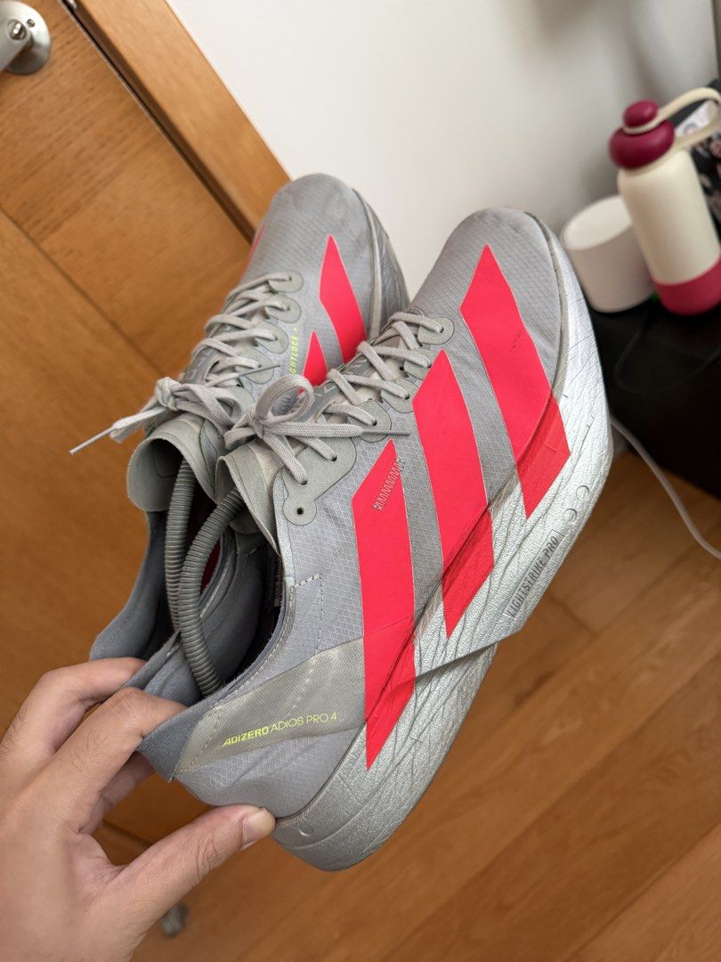 Adidas Adios Pro 4 (Category: Casual Shoes) located in Makati City. Submitted by enzofern (Listing ID 1468802565, Image 1). Description: Selling my Adios Pro 4 Size 12 US Condition: 8.5-9/10 Rfs: closet cleanout Meetups in glorietta Shipping c/o buyer .