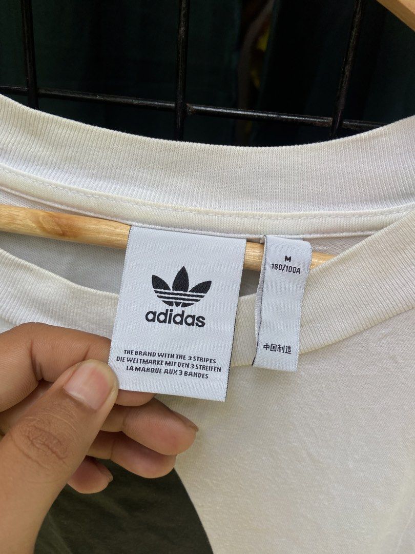 ADIDAS BIG TREFOIL LOGO (Category: Tshirts & Polo Shirts ) located in Salug. Submitted by bagdoi_finds (Listing ID 1468744439, Image 2). Description: MEDIUM ON TAG BUT CAN FIT TO XL.