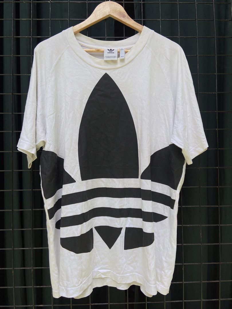 ADIDAS BIG TREFOIL LOGO (Category: Tshirts & Polo Shirts ) located in Salug. Submitted by bagdoi_finds (Listing ID 1468744439, Image 1). Description: MEDIUM ON TAG BUT CAN FIT TO XL.