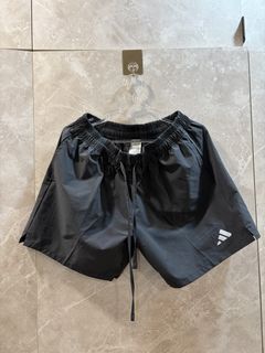 Adidas Black Logo Knee Shorts #crssale, Men's Fashion, Activewear on ...