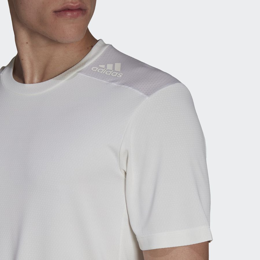 Adidas Designed 4 Training heat.rdy Shirt (Category: Activewear) located in Cavite. Submitted by onebeancent (Listing ID 1468912765, Image 1). Description: Size: Medium (Reflectorized Logo) Dimension: 19" Width | 27" Length Color: White Color Rate: 10/10 Issue: None Condition: Like new‼️ Price: 550php Additional Shipping Fee (J&T Small Pouch) 75php Luzon 100php visayas 120php mindanao.