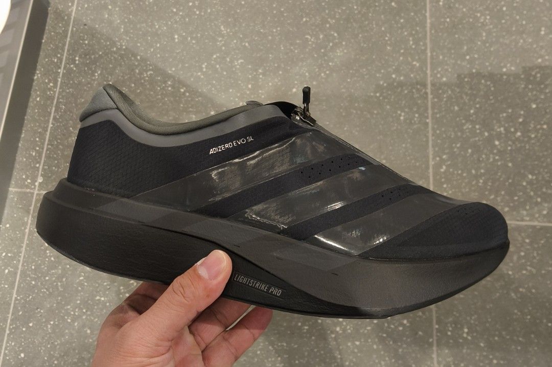 Adidas evo sl zipper black (Category: Sneakers) located in Quezon City. Submitted by justinkixs (Listing ID 1468805532, Image 1). Description: size 8/8.5/9/9.5/10/10.5/11/12 bnew legit.