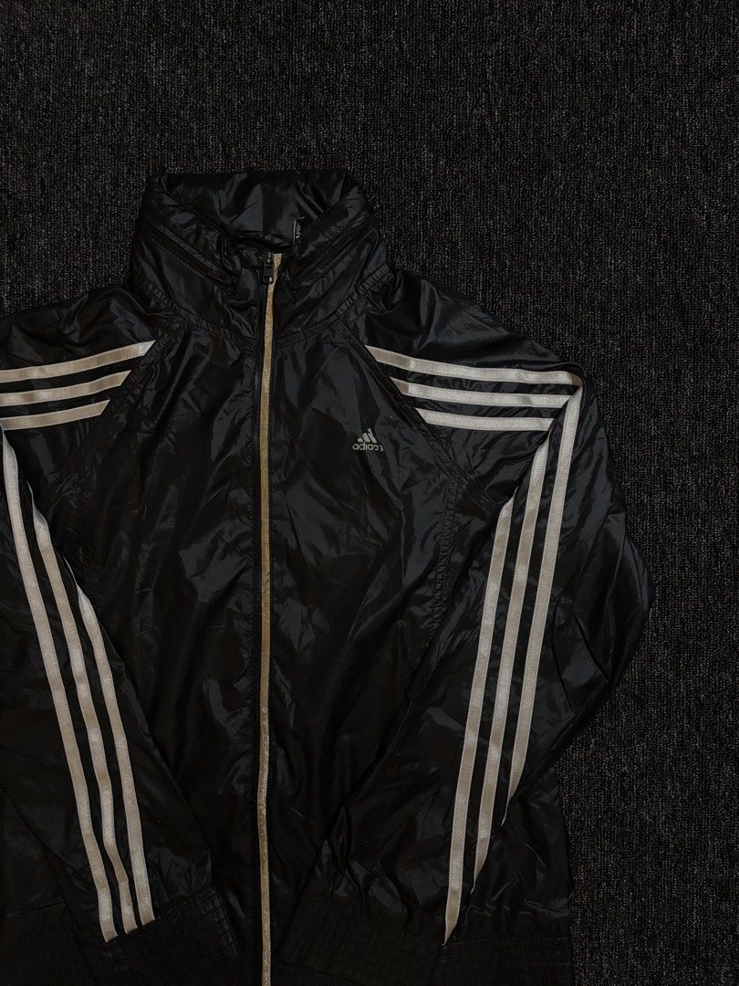 Adidas Jacket with hood (Category: Coats, Jackets and Outerwear) located in Manila. Submitted by hannahtak97674 (Listing ID 1468924796, Image 2). Description: width - 18 length - 22.