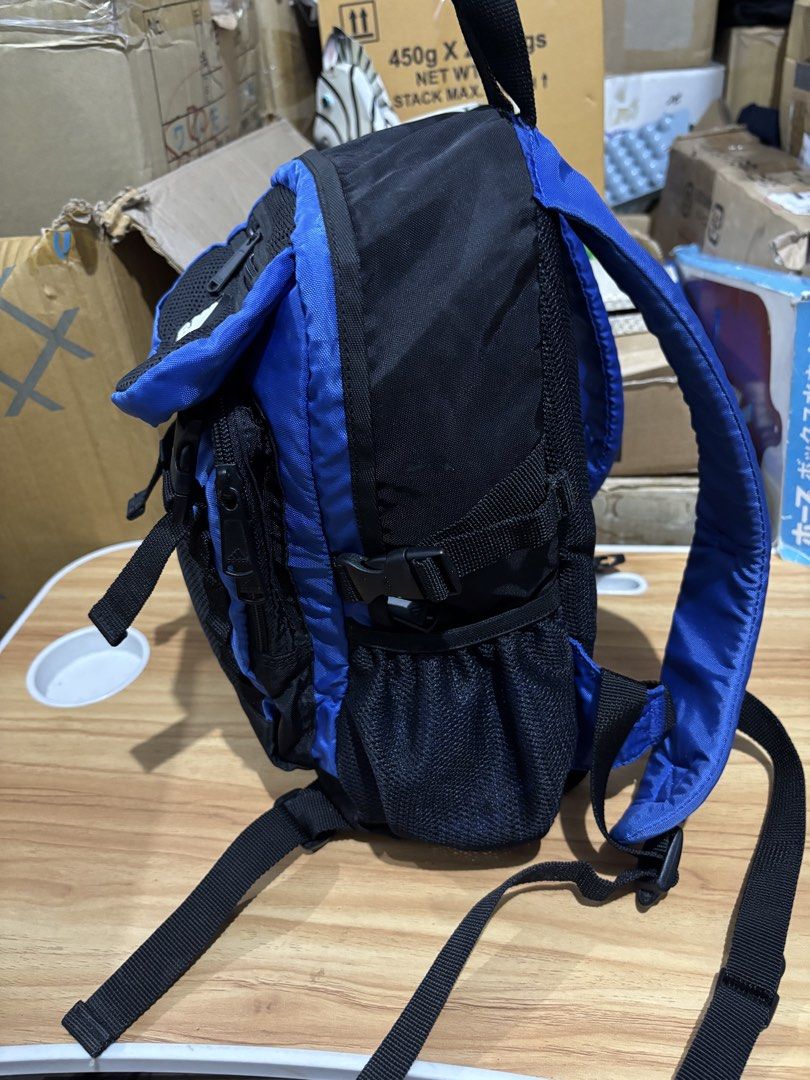 adidas Kids Backpack, Blue & Black, Multifunctional, with Mesh Pockets (Category: Backpacks) located in Calamba. Submitted by alnsurplus.028 (Listing ID 1468734209, Image 2). Description: adidas Kids Backpack, Blue & Black, Multifunctional, with Mesh Pockets Like new condition No issue We ship nationwide lalamove/j&t Loc: Calamba, Laguna.