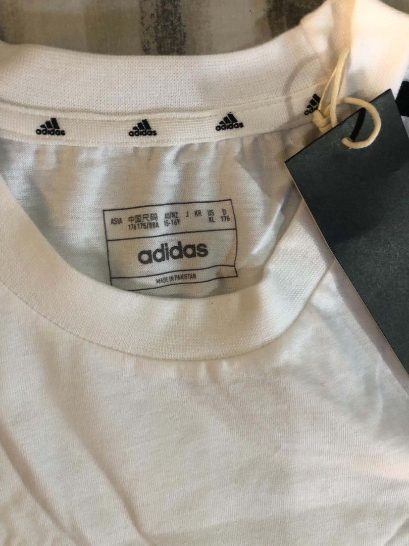 Adidas mens tshirt (Category: Tshirts & Polo Shirts ) located in Taguig. Submitted by chariliehi02514 (Listing ID 1468923260, Image 3). Description: brandnew with tag guaranteed original true to size onhand and ready to ship MOP - gcash MOD - lalamove, grab or j&t at buyer's expense.