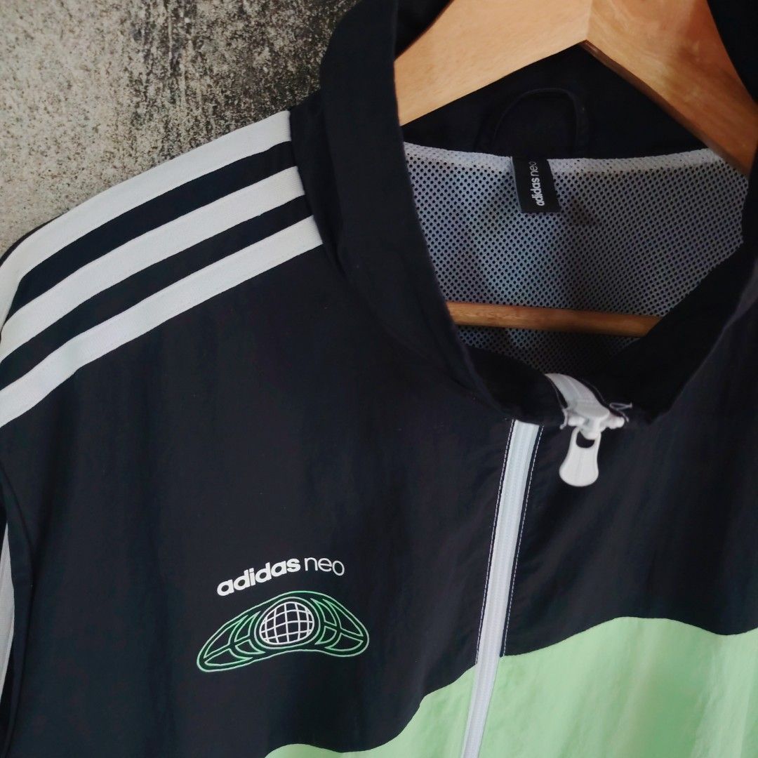 ADIDAS NEO (Category: Coats, Jackets and Outerwear) located in Leyte. Submitted by thrift_by_nblza (Listing ID 1468823286, Image 3). Description: Adidàs neo [windbreaker zip jacket] 👀 Size: XL Dimension: 25 width↔️ x 29 Length↕️ No issue, As new Condition 💯 P1,499 Only💸 Loc: Ormoc City Leyte 📍 Payment: Gcash or GoTyme Bank Courier: JNT🚛✈️.