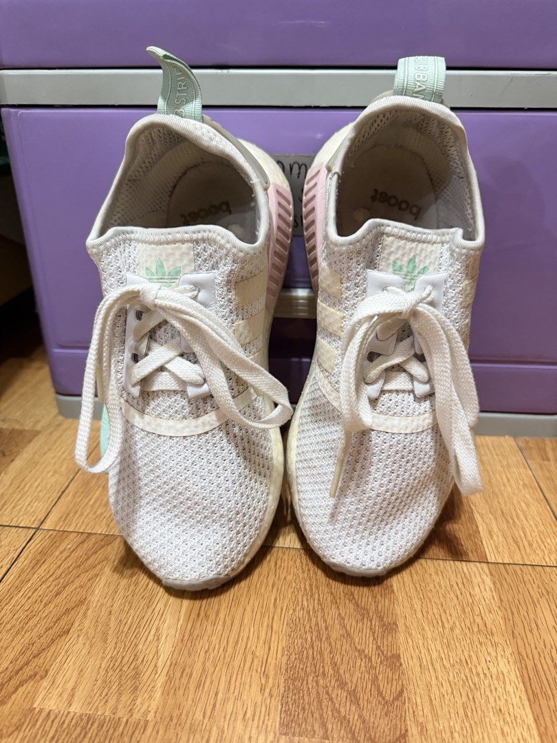 Adidas NMD (Category: Sneakers) located in Las Pinas. Submitted by mabs_treasures (Listing ID 1468767552, Image 1). Description: item slightly used. a little yellow on the sole but all in all, still in pristine condition.