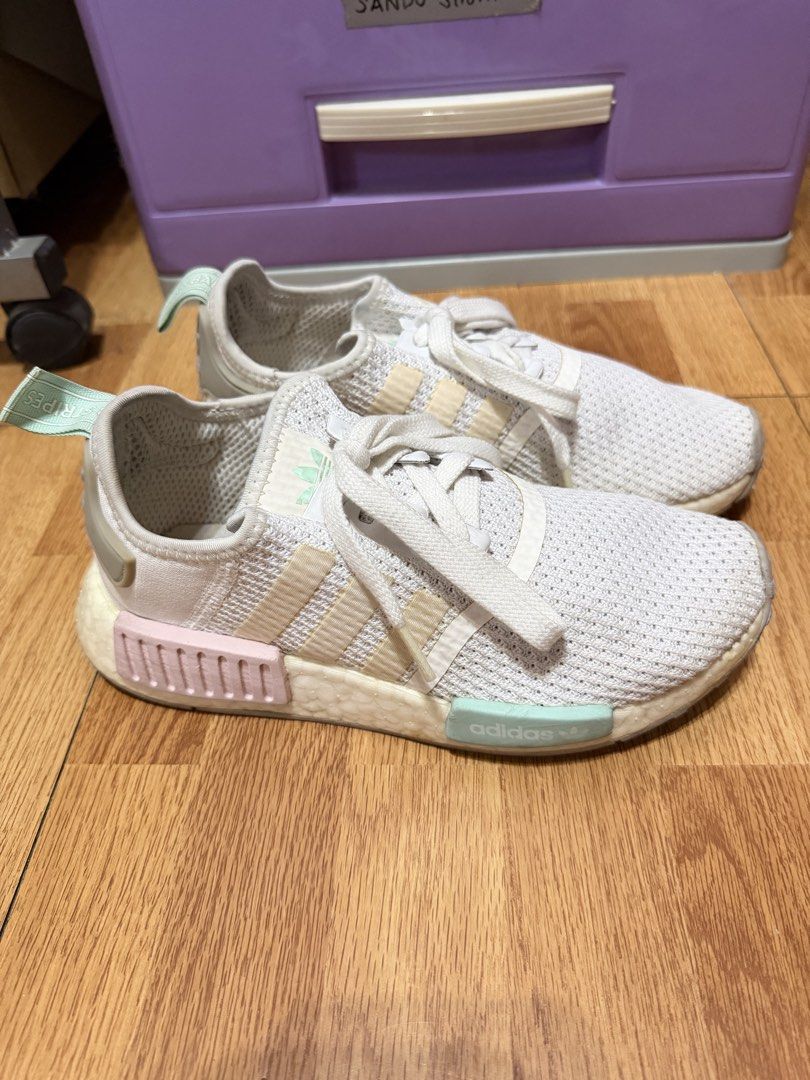 Adidas NMD (Category: Sneakers) located in Las Pinas. Submitted by mabs_treasures (Listing ID 1468767552, Image 2). Description: item slightly used. a little yellow on the sole but all in all, still in pristine condition.