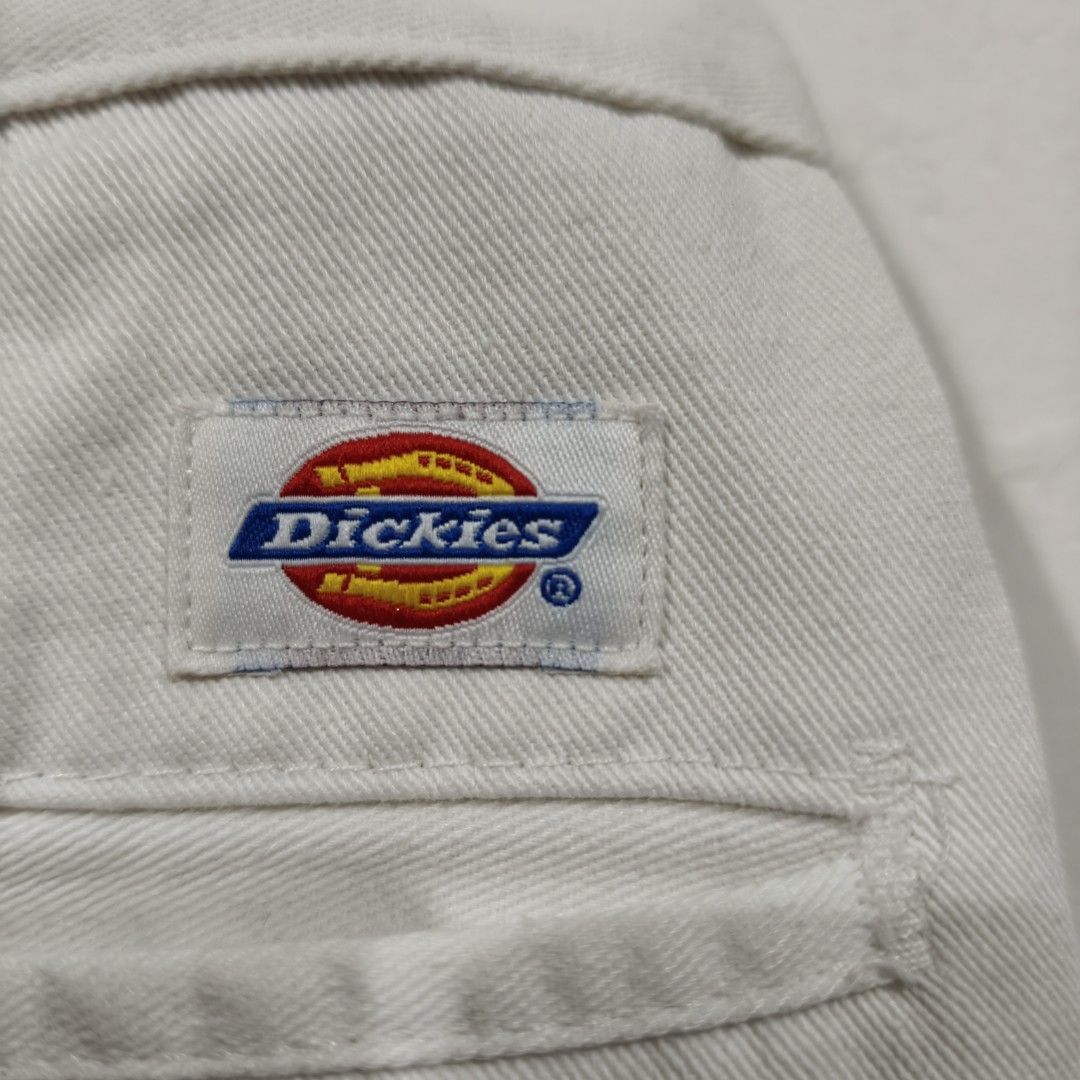 DICKIES PANTS RARE WHITE 37 waist (Category: Jeans) located in Pasig City. Submitted by moansterpick_thriftshop (Listing ID 1468797261, Image 1). Description: DICKIES PANTS RARE WHITE 37 waist.