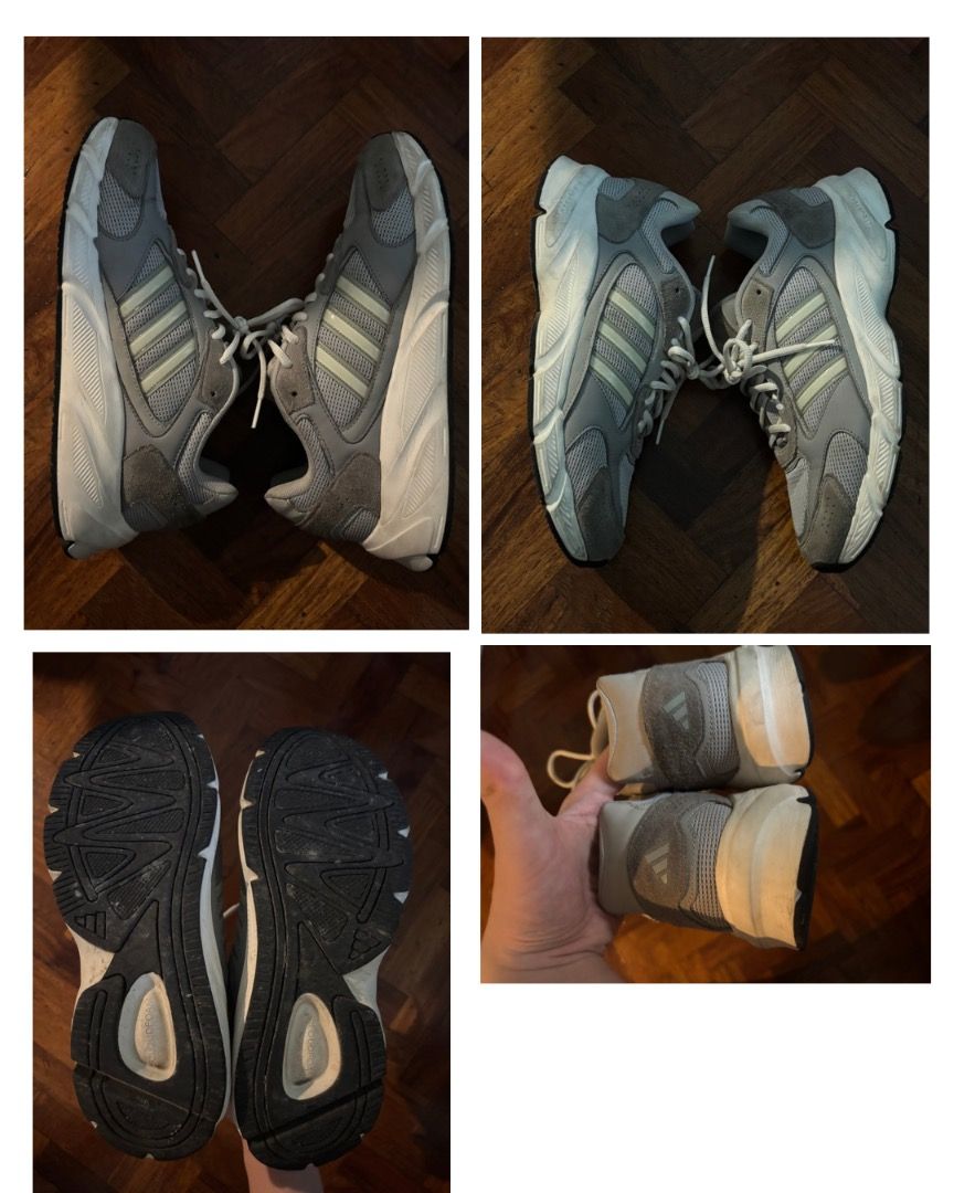 Adidas Response CL Grey US 9 Men's (Category: Sneakers) located in Pasig City. Submitted by orangutan47 (Listing ID 1468853381, Image 2). Description: - Brand: Adidas - Model: Response CL - Color: Grey - Size: 26.5 cm / US 9 Men's - Style: Chunky dad shoe with mesh upper and suede overlays - Condition: Clean uppers and laces, normal wear on rubber outsole treads, ready to wear - Shoes only (no original box).