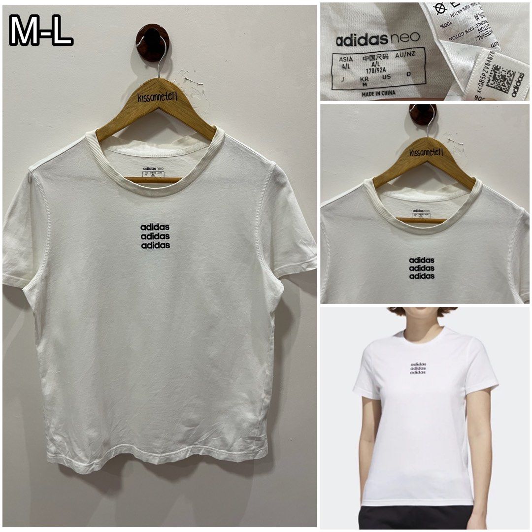 Adidas white shirt (Category: Shirts) located in Dagupan City. Submitted by kissannetell_ (Listing ID 1468795010, Image 1). Description: 📍Dagupan City, Pangasinan 💸: Gcash 🚛: J&T ❣️Open for dropping and pasabay within Pangasinan ❌No Meetups NOTE: ▪️All items are from bale. PASS SA MASELAN -- items need wash & some items may have minor issues like stain, pinhole, etc. Kindly manage your expectations. ▪️Strictly payment first and first to pay ba