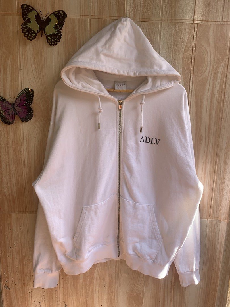 ADLV ZIP UP HOODIE (Category: Coats, Jackets and Outerwear) located in Barobo. Submitted by pammythrift (Listing ID 1468749387, Image 2). Description: ADLV ZIP UP HOODIE LIKE NEW SIZE 2 W - 23-34 L - 29 COLOR RATE : 9.9/10 NO ISSUE 1500 + SF.