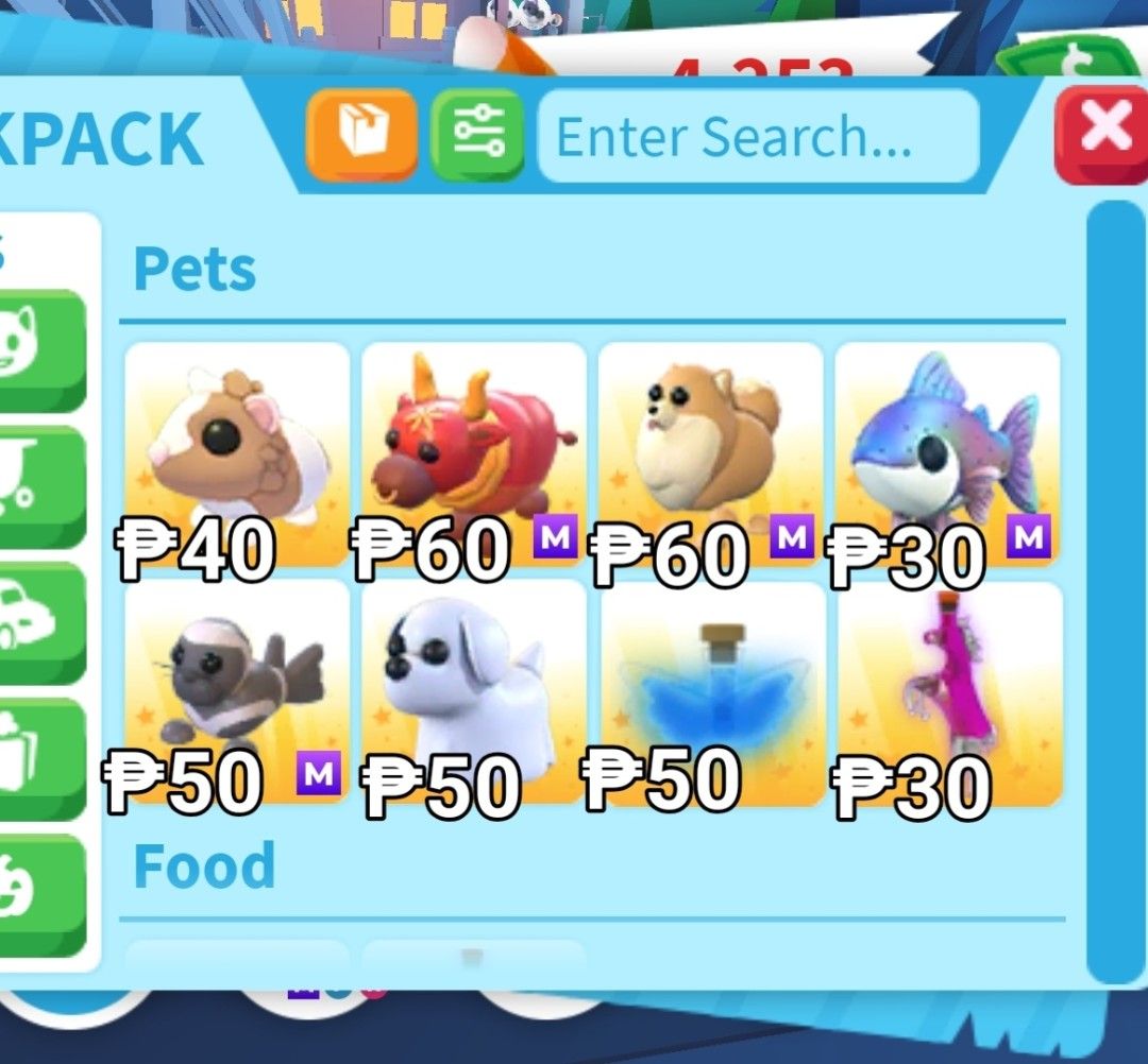 Adopt Me | Pets & Items (Category: In-Game Products) located in Manila. Submitted by frosty_deals (Listing ID 1468742689, Image 1). Description: LAST STOCK BEFORE RESTOCK!! GET YOURS NOW!! Adopt Me Pets for cheap prices.