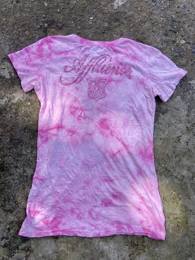 Affliction-style pink graphic top (Category: Shirts) located in Iligan City. Submitted by jenqumd030 (Listing ID 1468776126, Image 3). Description: .