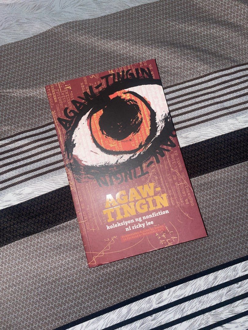 Agaw Tingin by ricky lee [book] (Category: Storybooks) located in Manila. Submitted by carraesell (Listing ID 1468770834, Image 1). Description: Although wala na siyang plastic packaging, di ko pa siya nababasa so wala siyang creases at all. .