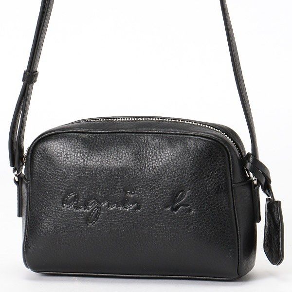 Agnes b. Black Leather Camera Bag Crossbody (Category: Cross-body Bags) located in Baguio. Submitted by fndrskprskid (Listing ID 1468825349, Image 1). Description: - Brand: Agnes b. - Material: Premium black grained leather or pebble leather - Hardware: Silver-toned - Closure: Secure zip top - Strap: Adjustable for a custom fit - Interior: Clean dark lining with a convenient inner zip pocket - Style: Compact and chic, perfect for daily wear Hones