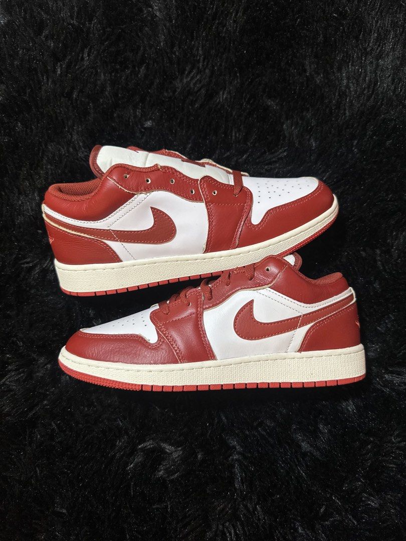 Air Jordan 1 Low GS Dune Red (Category: Sneakers) located in Bulacan. Submitted by sneakonfleekph (Listing ID 1468808063, Image 1). Description: Air Jordan 1 Low GS Dune Red Size 7Y or 8.5W | Brand New | Complete ₱2,995.