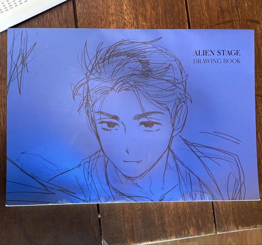 Alien stage official Artbook Sketchbook (Category: Character Goods) located in Manila. Submitted by ina0115 (Listing ID 1468802100, Image 1). Description: Alien Stage Artbook Sketch Book Loc: Cainta Mop: gcash Mod: lalamove, jnt, or LBC.