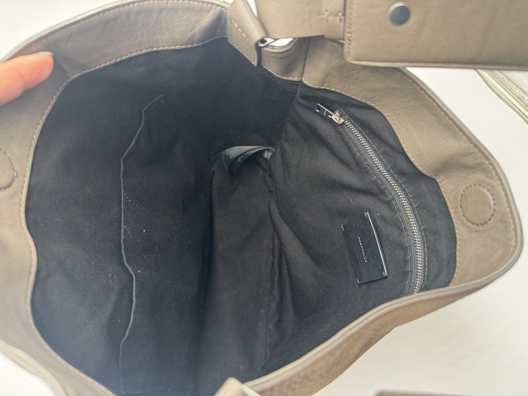 All Saints (Category: Luxury Bags & Wallets) located in Cagayan de Oro. Submitted by KoaApparelAtbp. (Listing ID 1468905938, Image 3). Description: Nubuck Hobo bag in a brown Can fit Ipad 11" Spacious Tote.