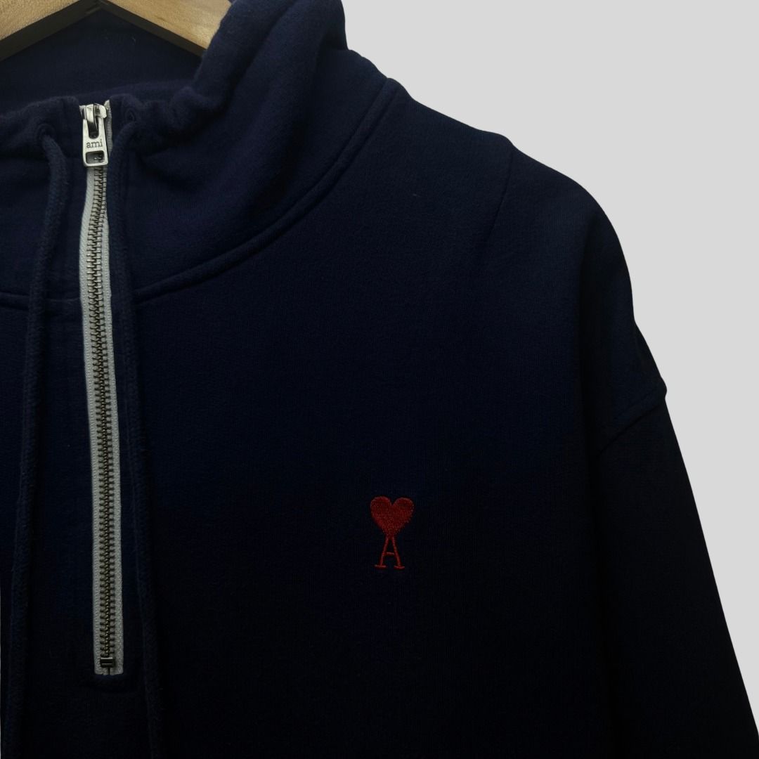 AMI QUARTER ZIP HOODIE (Category: Hoodies) located in La Trinidad. Submitted by suave.arc (Listing ID 1468855745, Image 2). Description: AMI QUARTER ZIP HOODIE EXCELLENT CONDITION SIZE: XL ( 23x29 ) LOCATION: BAGUIO CITY / LA TRINIDAD SHIPPING via JNT.