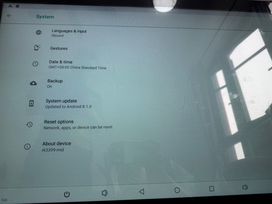 Android Touchscreen TV (Category: TV) located in Petaling Jaya. Submitted by saraysmn (Listing ID 1468798034, Image 3). Description: - Android touchscreen TV running version 8.1.0 - HDMI available - 34 inch - Good Condition 9/10.
