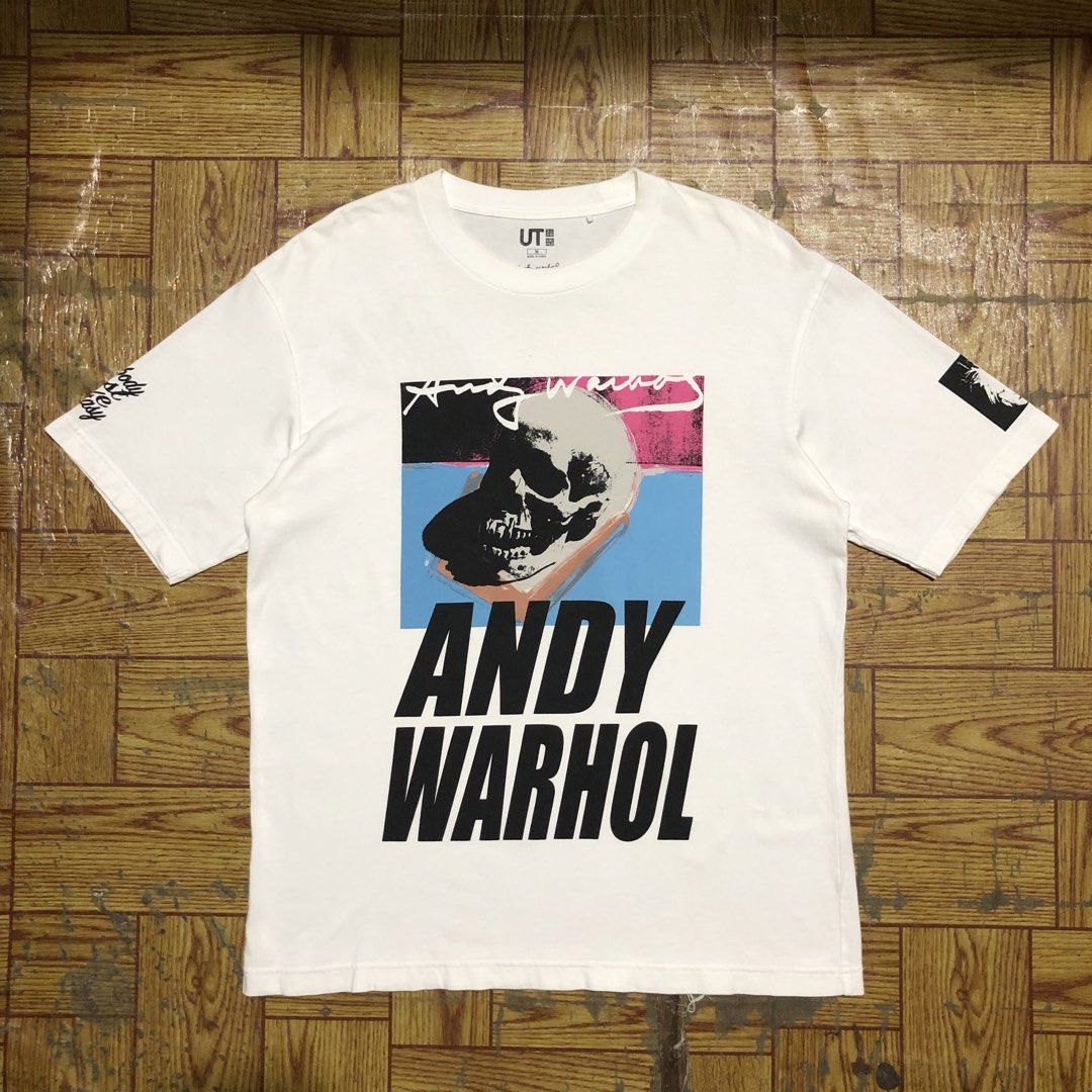 ANDY WARHOL x UNIQLO TEE (Category: Tshirts & Polo Shirts ) located in Dasmarinas. Submitted by corenyxmessy_3rd_account (Listing ID 1468899613, Image 1). Description: width - 21.5 length - 28.