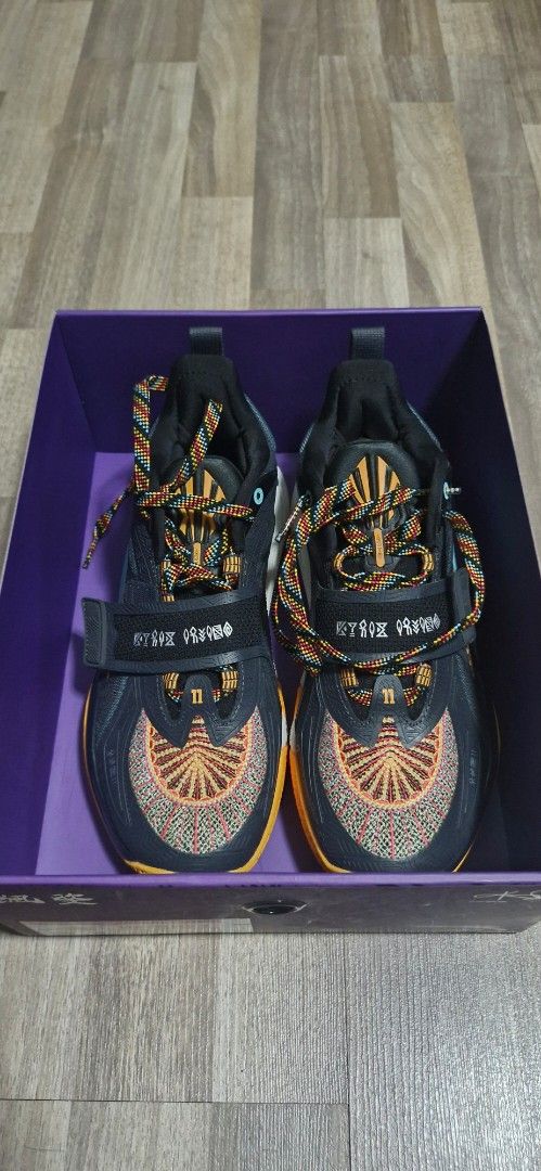 ANTA KAI 1 "Sacred Bond" (Category: Sneakers) located in San Juan City. Submitted by mamba_collectibles (Listing ID 1468925120, Image 3). Description: - Anta x Kyrie Irving - Sacred Bond - US size 9 - brand new/never used - with box (box in good condition) - RFS: doing other sports - payment method: gcash - meet up or via lalamove.