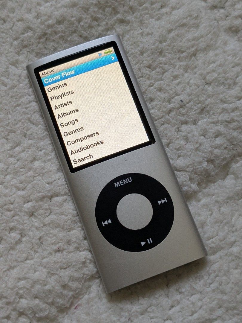 Apple iPod Nano 4th Gen Silver (8GB) (Category: Portable Music Players) located in Binmaley. Submitted by northpixel (Listing ID 1468927442, Image 3). Description: Apple iPod Nano 4th Gen Silver (8GB) Good condition Good battery life (18hours music playtime) No issue Presentable Can sync well on itunes With songs included (can add your playlist from streaming platform) Unit and cable only ✅3800 fixed ✅COD/Gcash payment ✅PM.