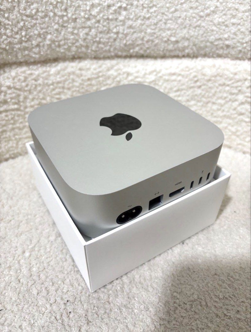 Apple Mac Mini M4 24GB RAM | 2TB (Category: Desktops) located in Quezon City. Submitted by carminaaramos (Listing ID 1468918686, Image 1). Description: • Used but not abused • No flaws nor dents • Never been repaired • I am the first owner • Really strong RAM for photo & video editing (Adobe Applications) • Very fast for video editing • Comes with box & stand RFS: Since I am now handling 2 businesses, I prefer editing on a laptop. I am not in a h