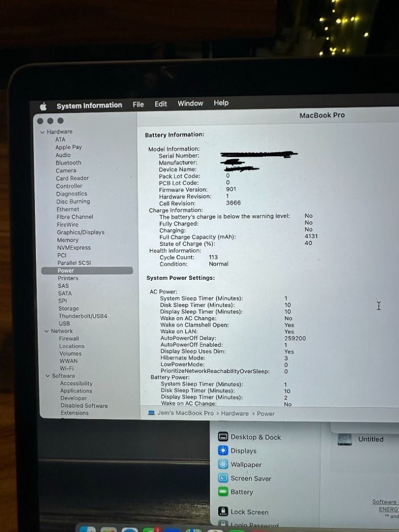 MacBook Pro (Category: Laptops & Notebooks) located in Manila. Submitted by michaela_heartfilia (Listing ID 1468852737, Image 2). Description: Available for Meet ups.