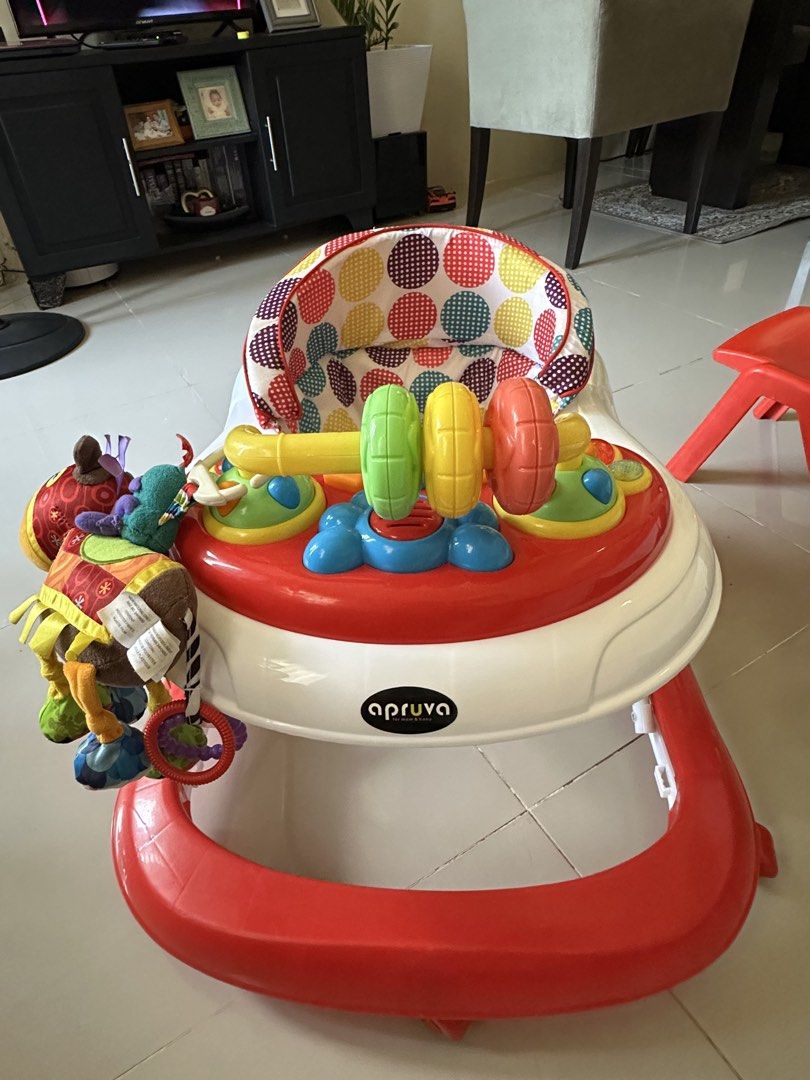 Apruva Walker (Category: Infant Playtime) located in General Trias. Submitted by nursedionne (Listing ID 1468912535, Image 1). Description: No issues ✔️ Still in good condition ✔️ Loud and clear sounds ✔️ Fun music to keep your little one entertained ✔️ Well-maintained and ready to use Reason for selling: No longer needed. .