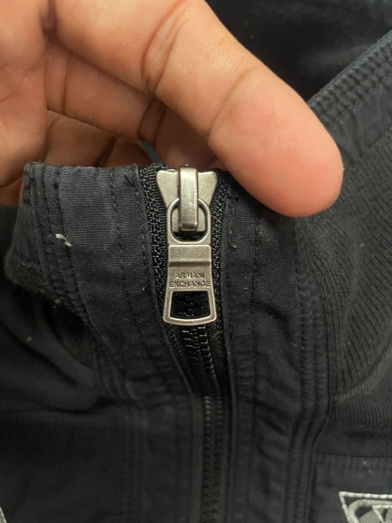 Armani Exchange - AX Logo - Half Zip Sweater (Category: Coats, Jackets and Outerwear) located in Manila. Submitted by _retrovate (Listing ID 1468842059, Image 3). Description: Medium Excellent.
