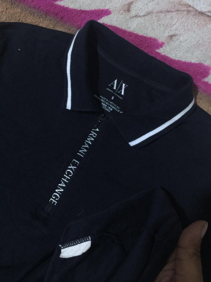 Armani exchange polo (Category: Luxury Accessories) located in Tagum. Submitted by urbanoadulajr (Listing ID 1468828356, Image 2). Description: Armani exchange polo Medium 19x26.5 Excellent Mine 1200.
