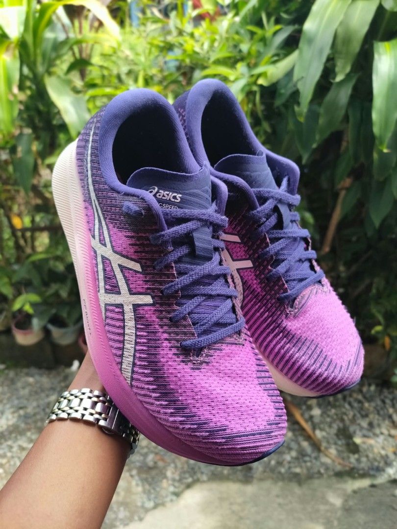 ASICS Magic Speed 2 'Orchid/White' (AUTHENTIC/ORIGINAL) (Category: Sneakers) located in Dagupan City. Submitted by kickversethrift (Listing ID 1468855715, Image 3). Description: ASICS Magic Speed 2 'Orchid/White' (AUTHENTIC/ORIGINAL) SIZE: US 8 WOMEN'S | EUR 39.5 | 25CM EXCELLENT CONDITION | GOOD AS NEW PRICE: ₱2,500 FREE SHIPPING 🚚.