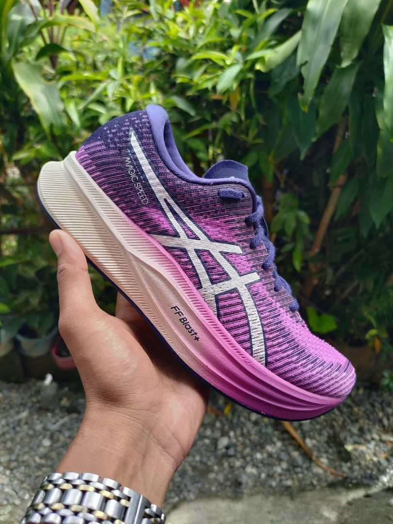 ASICS Magic Speed 2 'Orchid/White' (AUTHENTIC/ORIGINAL) (Category: Sneakers) located in Dagupan City. Submitted by kickversethrift (Listing ID 1468855715, Image 1). Description: ASICS Magic Speed 2 'Orchid/White' (AUTHENTIC/ORIGINAL) SIZE: US 8 WOMEN'S | EUR 39.5 | 25CM EXCELLENT CONDITION | GOOD AS NEW PRICE: ₱2,500 FREE SHIPPING 🚚.