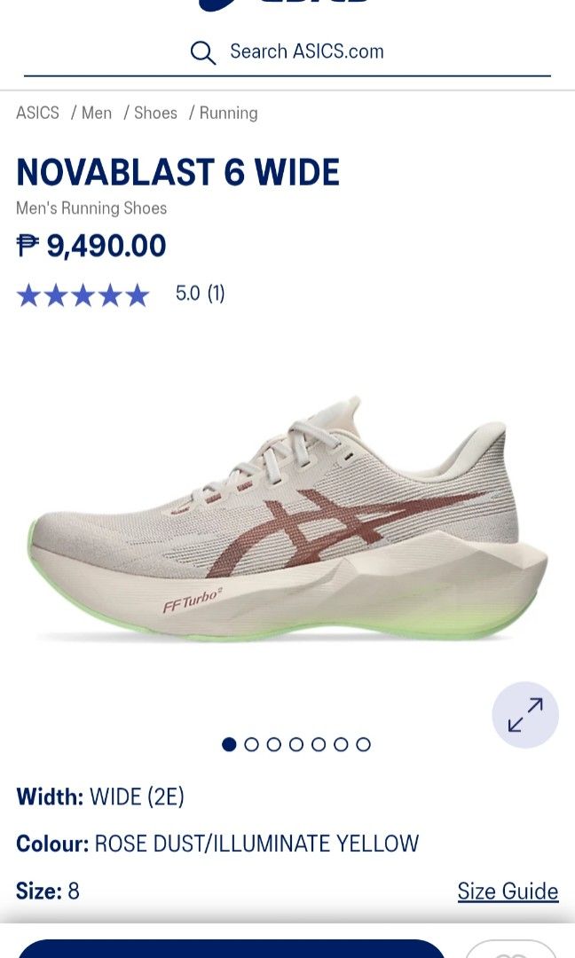 ASICS novablast 6 (Category: Sneakers) located in Malasiqui. Submitted by shoesyourbrand (Listing ID 1468744738, Image 2). Description: 𝗔𝗦𝗜𝗖𝗦 𝗡𝗼𝘃𝗮𝗯𝗹𝗮𝘀𝘁 𝟲 '𝗥𝗼𝘀𝗲 𝗗𝘂𝘀𝘁/𝗜𝗹𝗹𝘂𝗺𝗶𝗻𝗮𝘁𝗲 𝗬𝗲𝗹𝗹𝗼𝘄'(AUTHENTIC/ORIGINAL) SIZE: US 8 MENS, 9½ WOMEN'S | EUR 41.5 | 26CM BRANDNEW WITH BOX/HANG TAG MALL PRICE: ₱9,490🔥 SELLING PRICE: ₱𝟲,𝟰𝟵𝟵 FREE SHIPPING 🚛 PAYMENT FIRST BASIS MODE OF PAYMENT: GCASH, BANK TRANSFER COURIER SERV