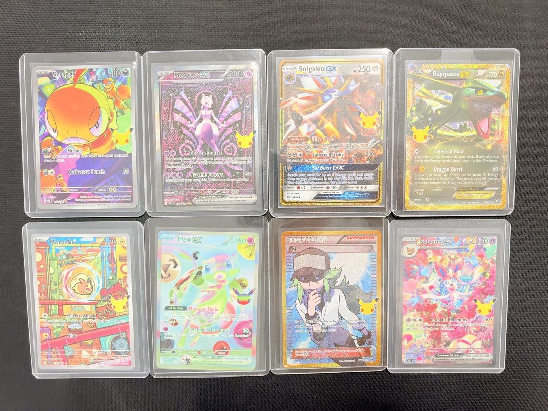 Assorted characters (Category: Raw Cards) located in Singapore. Submitted by ktrust (Listing ID 1468786331, Image 3). Description: Selling all 30th anniversary card Japanese and english .