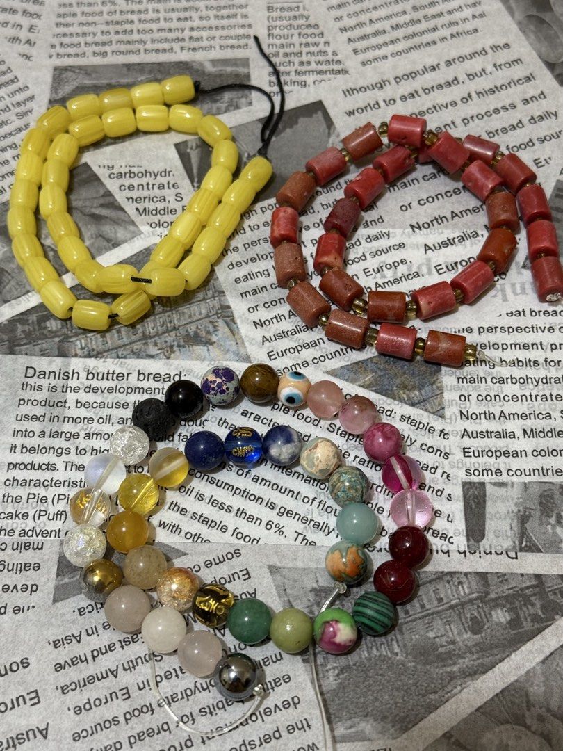 Assorted Crystal Bead Bracelets Lot (Category: Bracelets) located in Quezon City. Submitted by stellavarietas (Listing ID 1468899308, Image 1). Description: 🎁 Bundle & Save - Crystal Bracelets Limited bundles available—get yours while supplies last! ✨ 1. 300 2. 300 3. 400 4. 400 5. 400 DM to Claim 🙂 .
