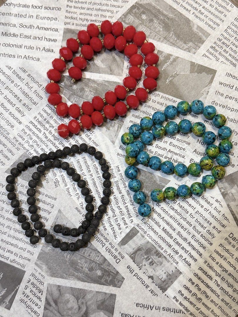 Assorted Crystal Bead Bracelets Lot (Category: Bracelets) located in Quezon City. Submitted by stellavarietas (Listing ID 1468899308, Image 2). Description: 🎁 Bundle & Save - Crystal Bracelets Limited bundles available—get yours while supplies last! ✨ 1. 300 2. 300 3. 400 4. 400 5. 400 DM to Claim 🙂 .