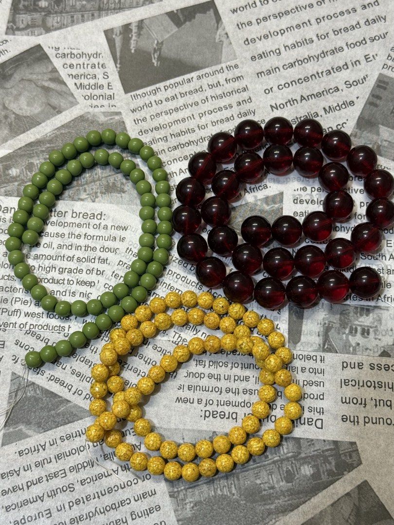 Assorted gemstone bead bracelets and pendants lot (Category: Bracelets) located in Quezon City. Submitted by stellavarietas (Listing ID 1468899672, Image 3). Description: 🎁 Bundle & Save - Crystal Bracelets Limited bundles available—get yours while supplies last! ✨ 1. 400 2. 400 3. 400 4. 700 5. 200 6. 600 DM to Claim 🙂.