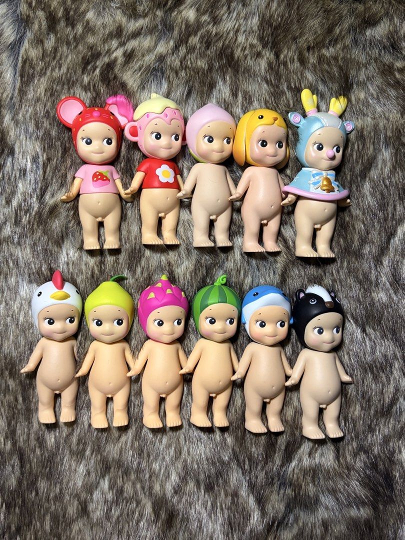 Assorted Sonny Angels (Category: Designer & Blind Box Toys) located in Pasig City. Submitted by iamnicolett (Listing ID 1468841004, Image 1). Description: WTS / NFT SLS Mouse 1:2 - ₱630 SLS Monkey 1:2 - ₱630 Peach 1:1 - ₱550 Unrefined Lop 1:2 - ₱1,500 Christmas Reindeer 1:2 - ₱1,500 For Ratio ₱350-₱450 each Fruits Set - ₱4,500 x lowballer / x sensi / walang bnf yung iba / PAYO.