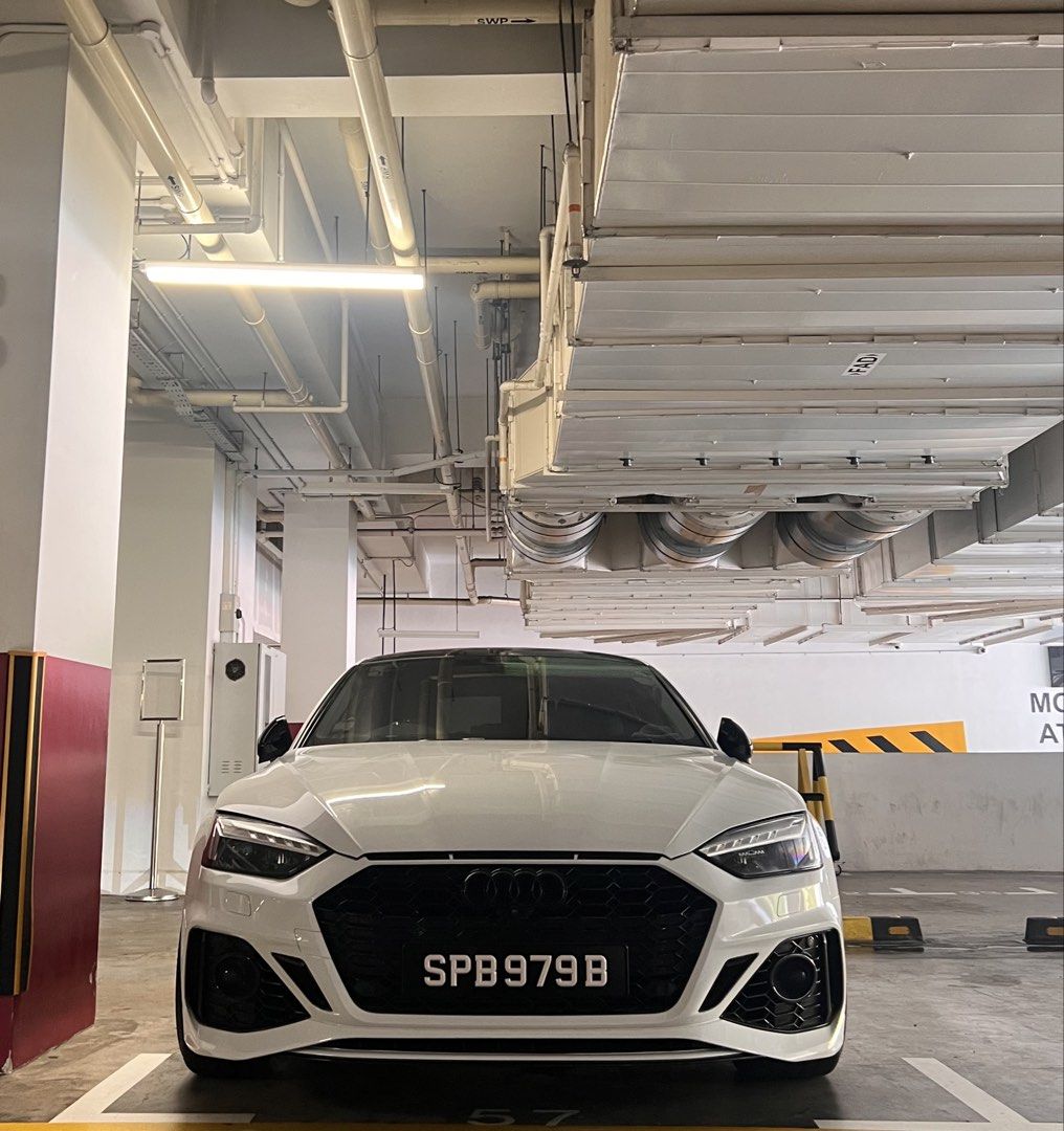 Audi A5 Sportback Mild Hybrid 2.0 TFSI S tronic (A) (Category: Used Cars) located in Singapore. Submitted by z9t74drdsy81375 (Listing ID 1468715057, Image 1). Description: Well taken care of Ride for sale: History: - MTM Stage 1 Tune - KW V1 Coilover since Mar 26 - New PS4S tyres since 04 April 26 - Genuine RS BBK front n back - RS Bodykit front and back - spark plug + Ignition coil changed 02 Jan 26 - water pump changed 06 Jun 26 - aircon compre
