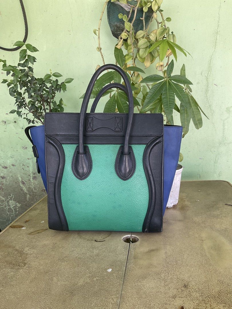 Authentic Celine Micro tri color luggage (Category: Tote Bags) located in Davao. Submitted by baghunterluxxe (Listing ID 1468727652, Image 2). Description: Rank b In good condition Bag only.