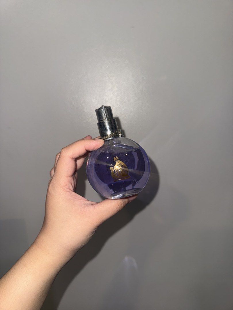 Authentic Lanvin Eclat d'Arpege Eau de Parfum 100ml (Category: Fragrance & Deodorants) located in Manila. Submitted by marylemana (Listing ID 1468722272, Image 3). Description: - Authentic Lanvin Eclat d'Arpege Eau de Parfum - Volume: 100ml bottle size - Made in France (Interparfums production) - Bought in Ueno, Japan. Guaranteed authentic - Used twice, probably just used 5mL max - Bottom label features Japanese text and batch details - Bottle is