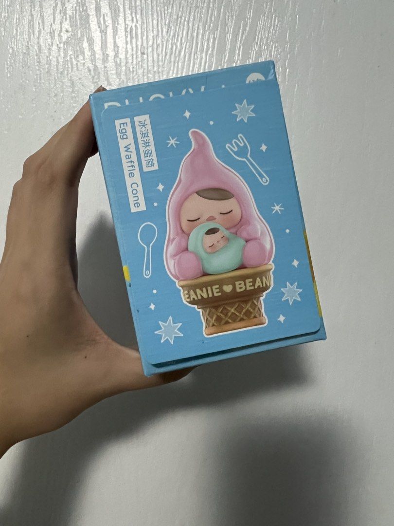 Authentic Pop Mart Pucky Egg Beanie (Category: Designer & Blind Box Toys) located in Cebu City. Submitted by tala10 (Listing ID 1468825037, Image 1). Description: Authentic Pucky Egg Waffle Cone from the Pucky Egg Beanie Collection. Bought in Pop Mart Cebu. Comes complete with box, card, and even the plastic it comes in inside the box. Can also give the Pop Mart paper bag it comes with if requested. It’s in pristine, like new condition because it
