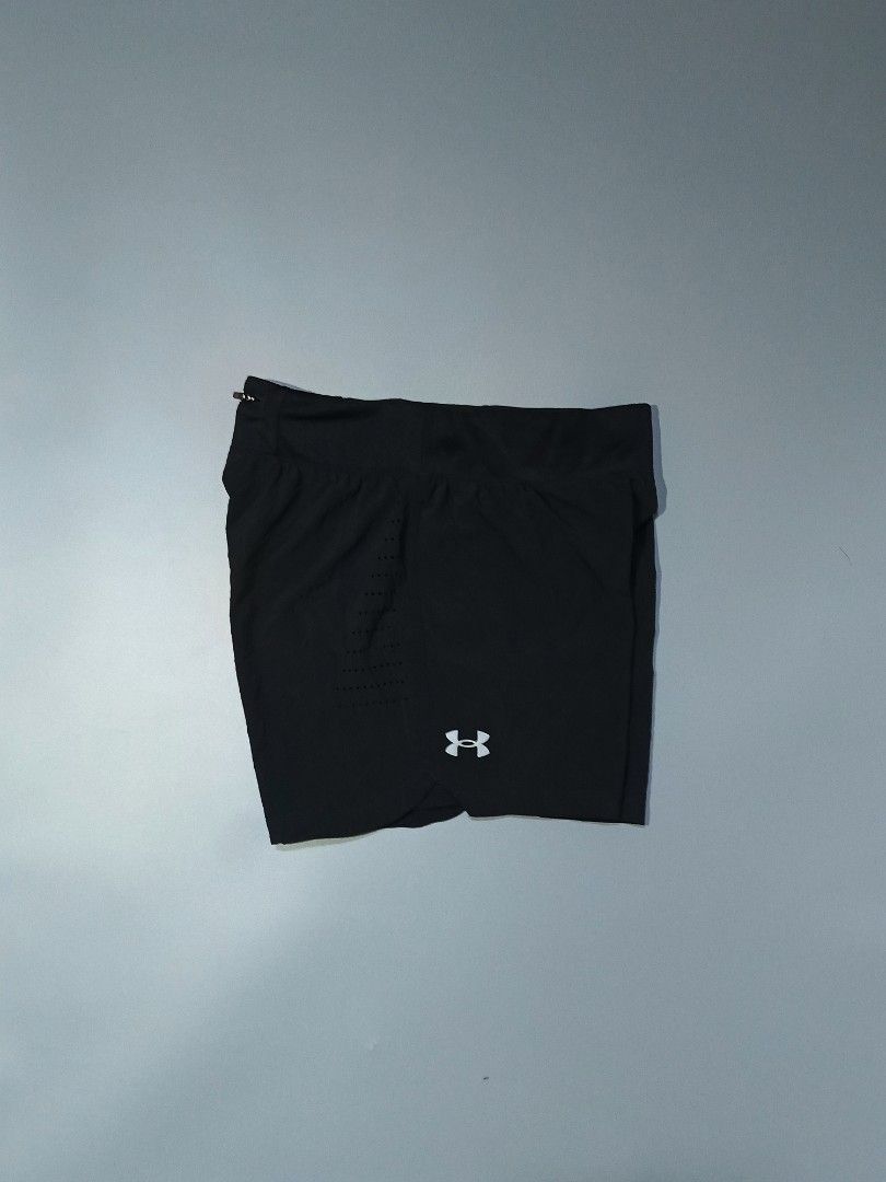 AUTHENTIC UNDER ARMOUR SPEEDPOCKET RUNNING SHORT (Category: Activewear) located in Cebu City. Submitted by kramarklegitseller_2022 (Listing ID 1468799329, Image 2). Description: UA SPEEDPOCKET RUNNING SHORT ‼️WITH INNER BRIEF‼️ MEDIUM ON TAG SIZE "28-"32 LENGTH "15 (ABOVE THE KNEE) AS NEW CONDITION 10/10 COLORATE NO ISSUE NEED WASH 950 + SF CEBU LOCATION 📍 CAN SHIP NATIONWIDE 🚢🛫.
