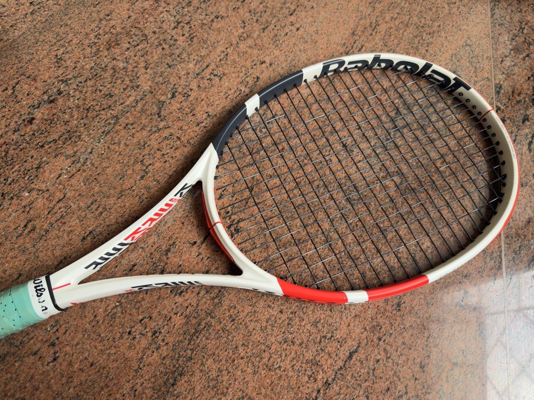 Babolat Pure Strike 98 (3rd Gen) (Category: Racket and Ball Sports) located in Antipolo. Submitted by nounforcederrors (Listing ID 1468729795, Image 1). Description: For Sale Babolat Pure Strike 3rd Gen 98 sq in headsize 16x19 string pattern 305 grams Grip 2 8/10 condition- Usual chips and scratches. No structural damage. Can send video upon request. Selling for 5,999php Ideal for a strong beginner to intermediate who wants a control-oriented sti